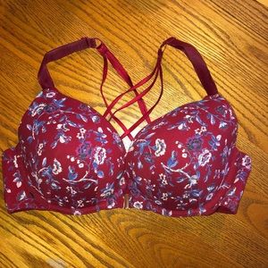 Cacique Floral push up bra 40D